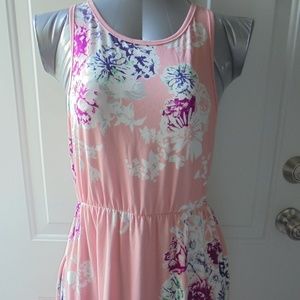 Women's Sleeveless Maxi Floral Dress NEW